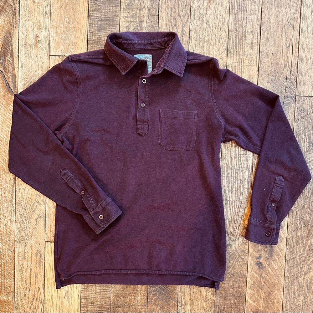 Bonobos Refined Long Sleeve Polo Shirt Mens Medium